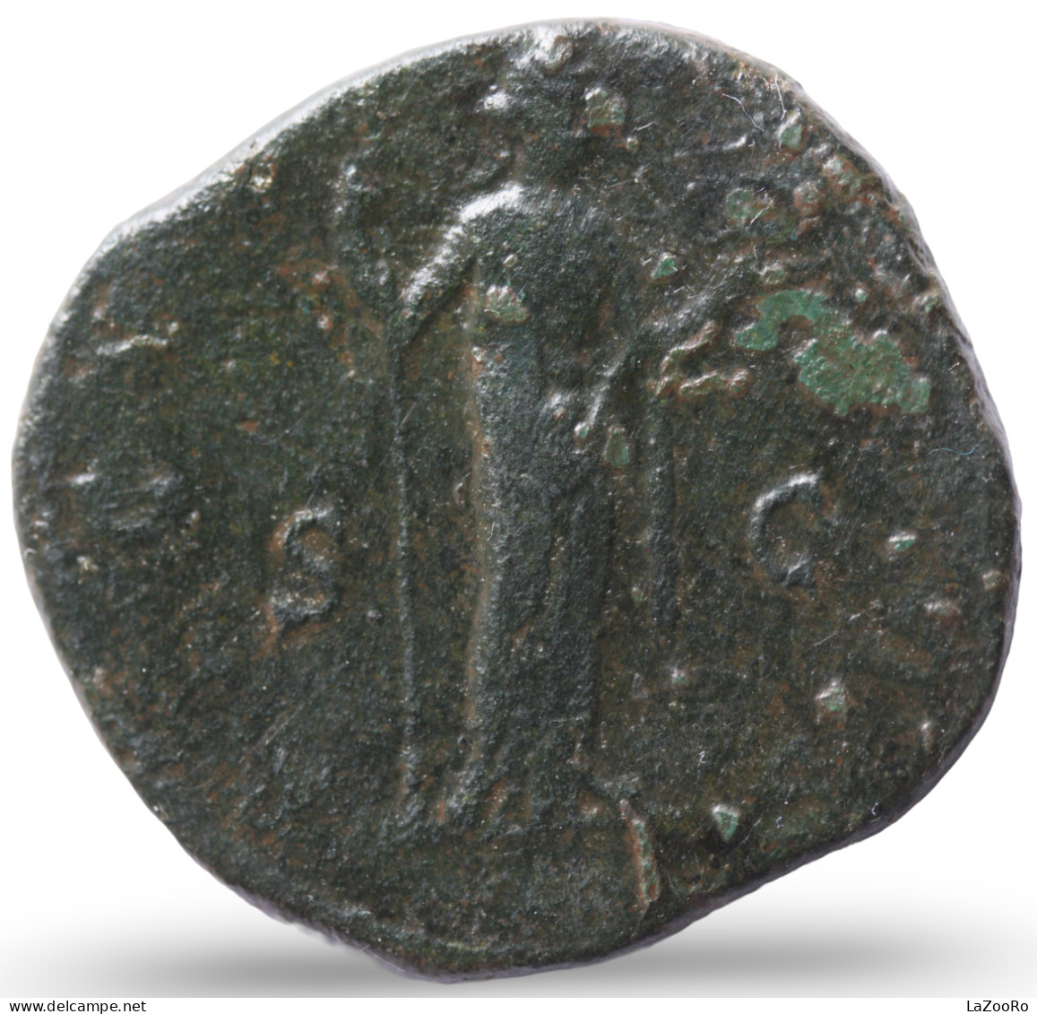 LaZooRo: Roman Empire - AE Sestertius Of Faustina Minor (145 - 161 - 175 AD), Fecunditas - The Anthonines (96 AD Tot 192 AD)