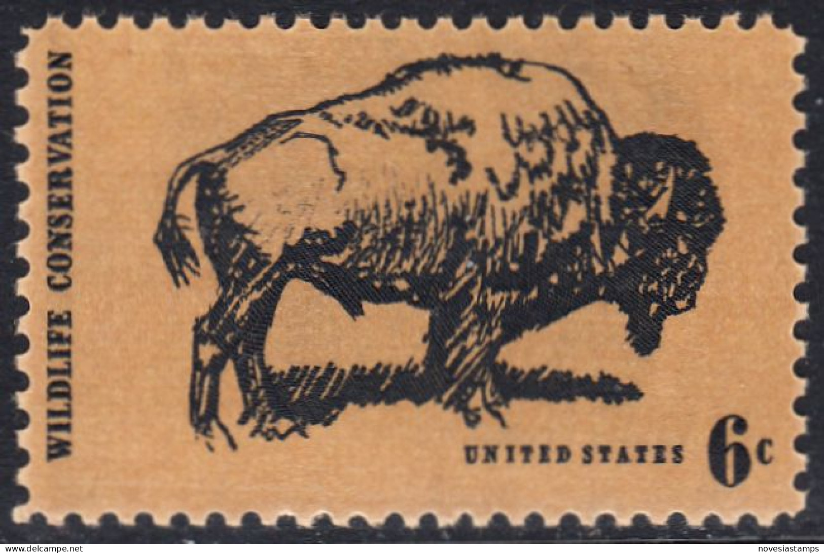 !a! USA Sc# 1392 MNH SINGLE (a2) - Wildlife Conservation: American Buffalo - Neufs
