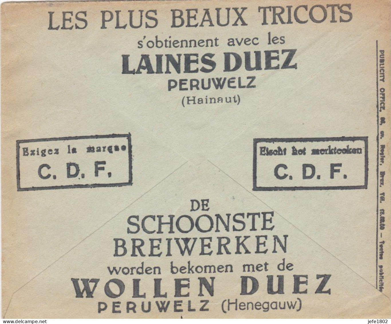 Super MAZDA / Wollen Duez - Laines Duez Tricots - Breiwerken - Postcards 1934-1951