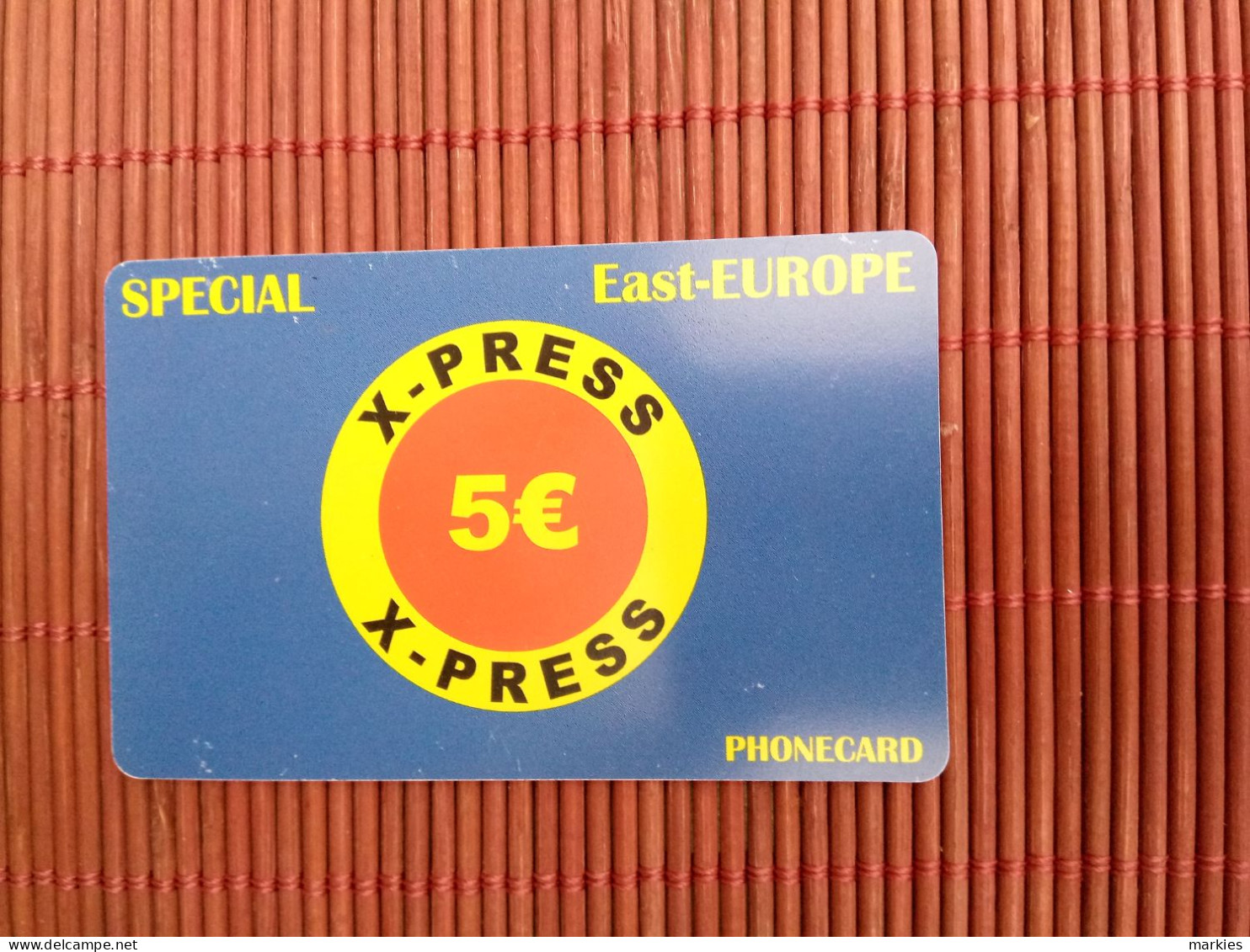 Prepaidcard Belgium X-Press Used Rare - GSM-Kaarten, Herlaadbaar & Voorafbetaald