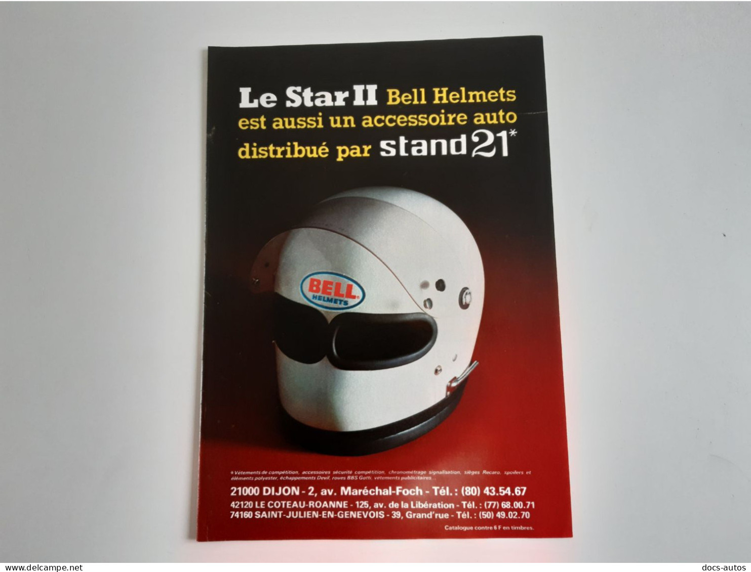 Casque Star II Bell Helmets - Publicité De Presse Moto - Motorräder