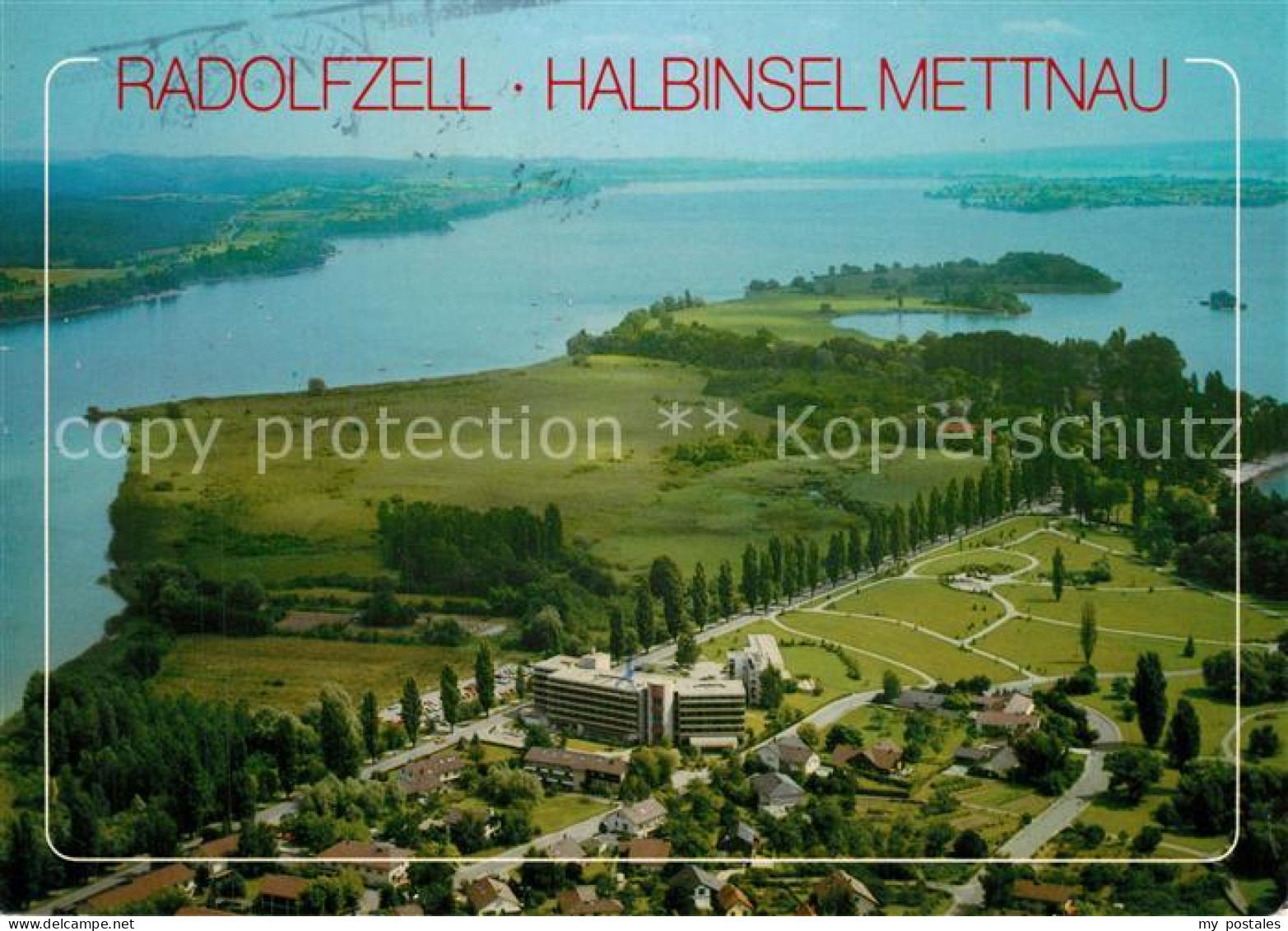 73540891 Radolfzell Bodensee Fliegeraufnahme Mit Halbinsel Mettnau Radolfzell Bo - Radolfzell