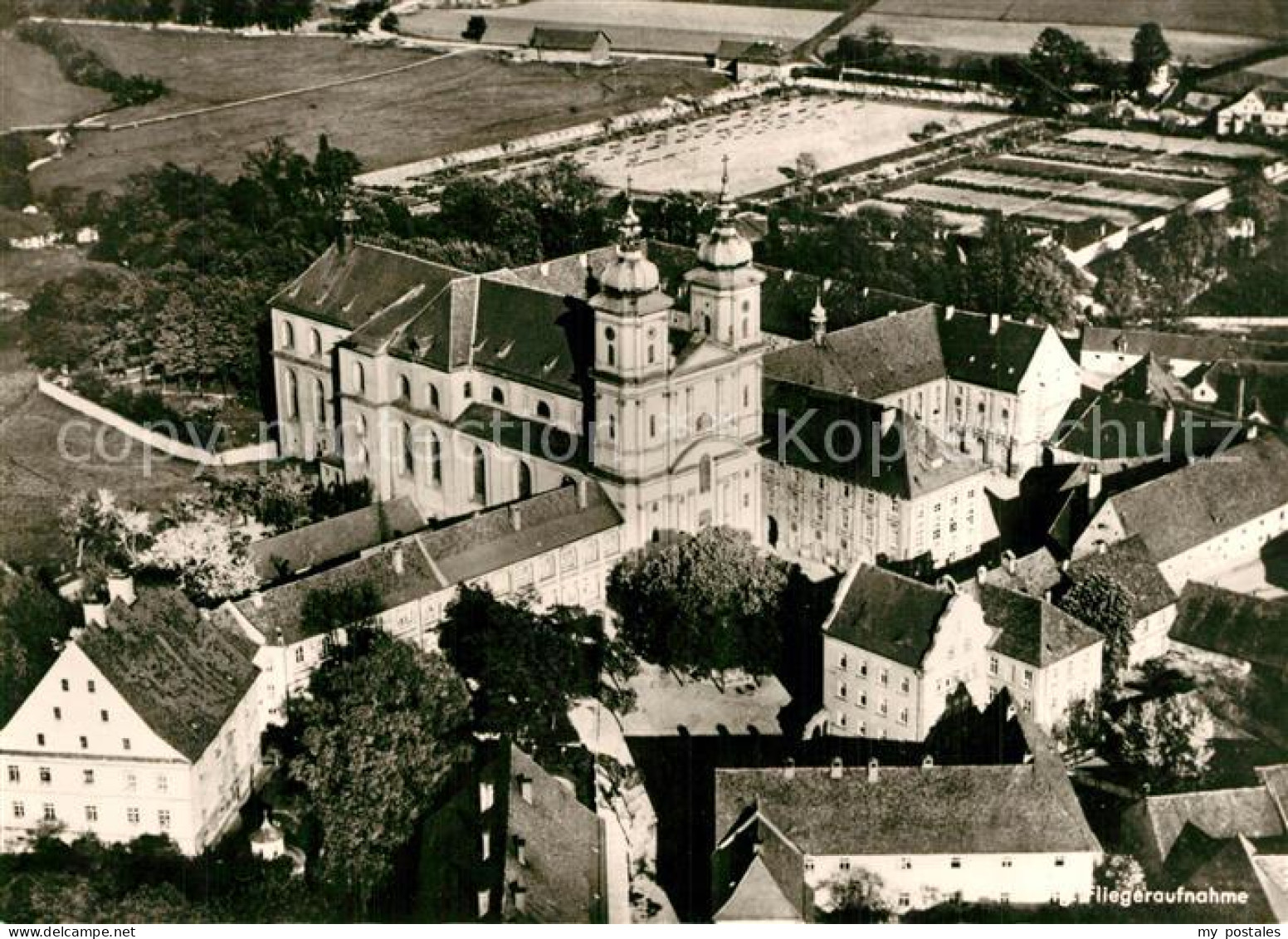 73540759 Waldsassen Kirche Und Abtei Fliegeraufnahme Waldsassen - Waldsassen