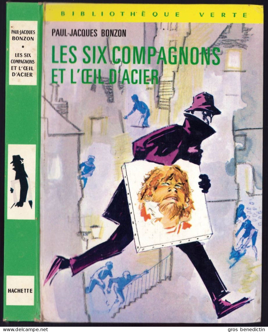 Hachette - Bibliothèque Verte - Paul-Jacques Bonzon - "Les Six Compagnons Et L'oeil D'acier" - 1973 - #Ben&6C - Bibliotheque Verte