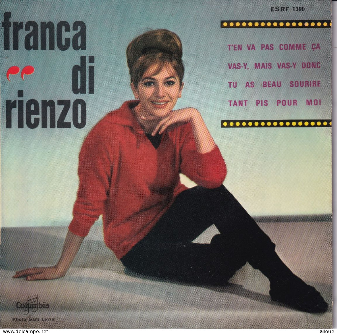 FRANCA DI RIENZO - FR EP - T'EN VA PAS COMME CA (DON'T MAKE ME OVER + 3 - Andere - Franstalig