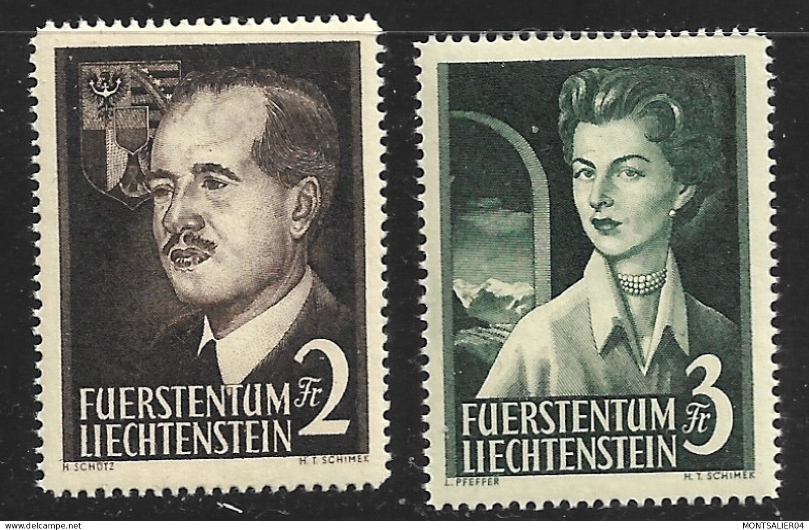 1955  - YT 2194-295 - MICHEL 332-333 - MNH - POSTFRISCH - SANS CHARNIERE ** - Ungebraucht