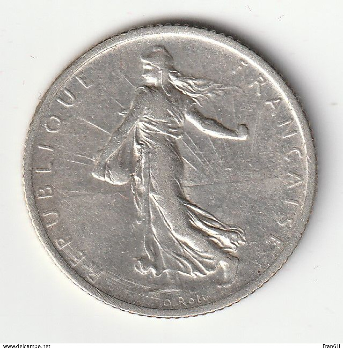 Semeuse 1 Franc Argent 1911 - Silver - - 1 Franc