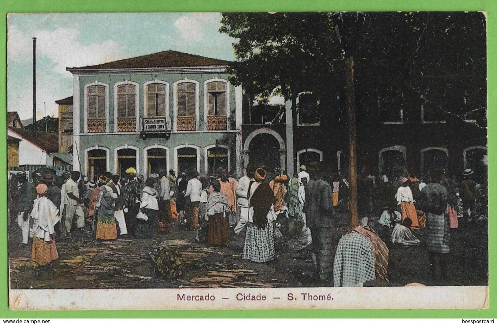 S. Tomé Mercado Feira Costumes Portugueses História Postal Filatelia Stamps Timbres Ceres Philately Principe Portugal - Sao Tome Et Principe