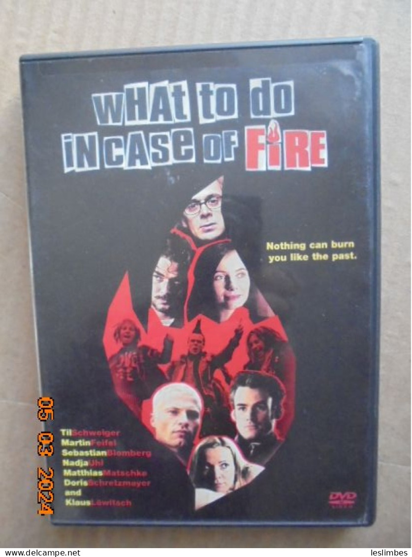 What To Do In Case Of Fire - [DVD] [Region 1] [US Import] [NTSC] Gregor Schnitzler - Drama