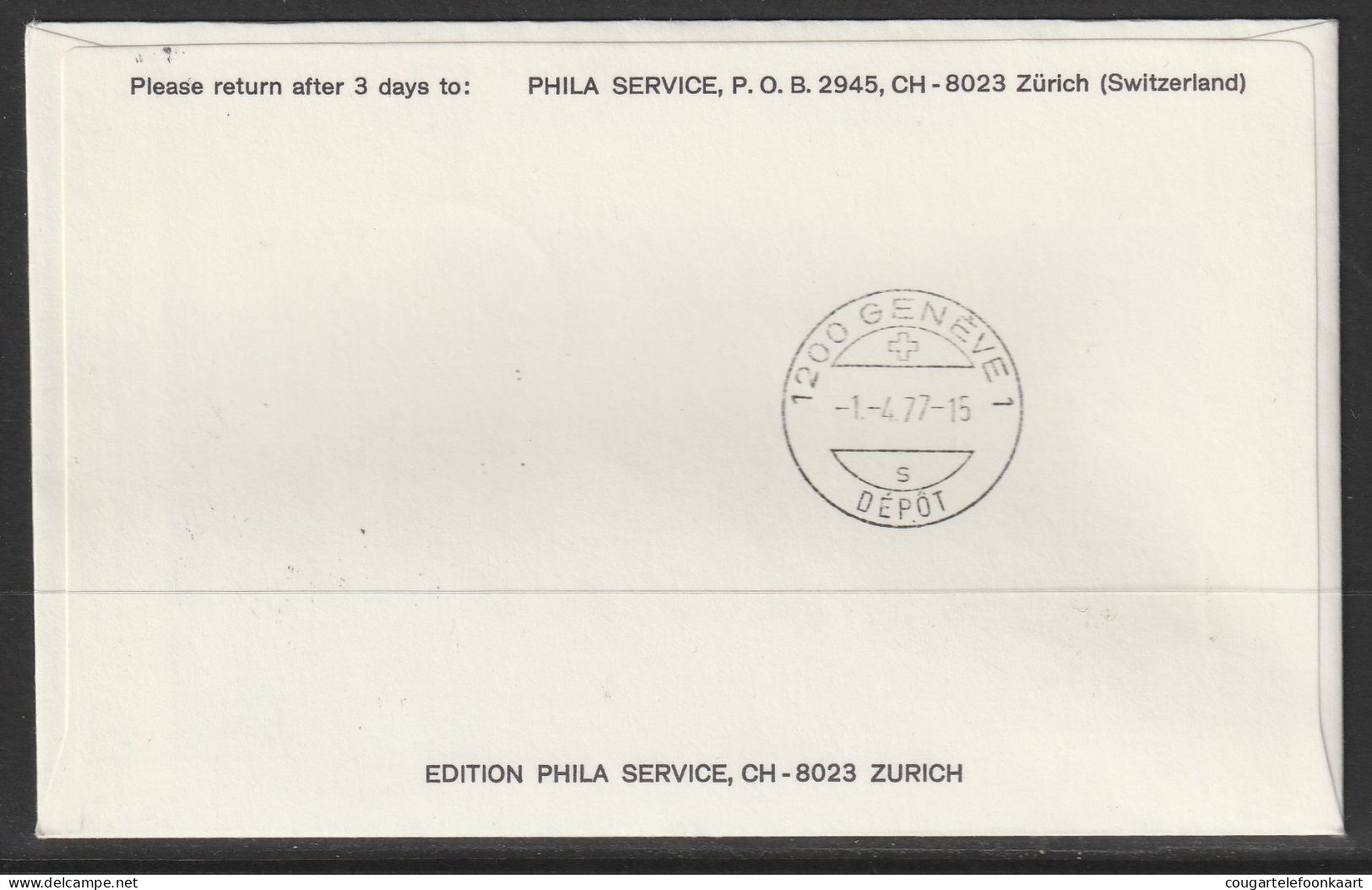 1977, TAP, Erstflug, Funchal - Genf - Lettres & Documents