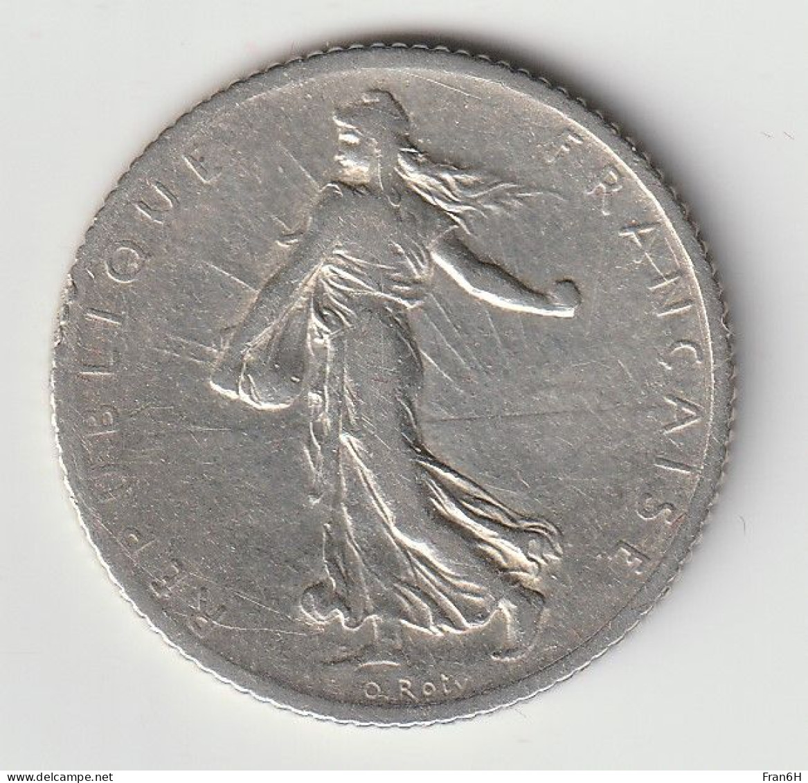 Semeuse 1 Franc Argent 1912 - Silver - - 1 Franc