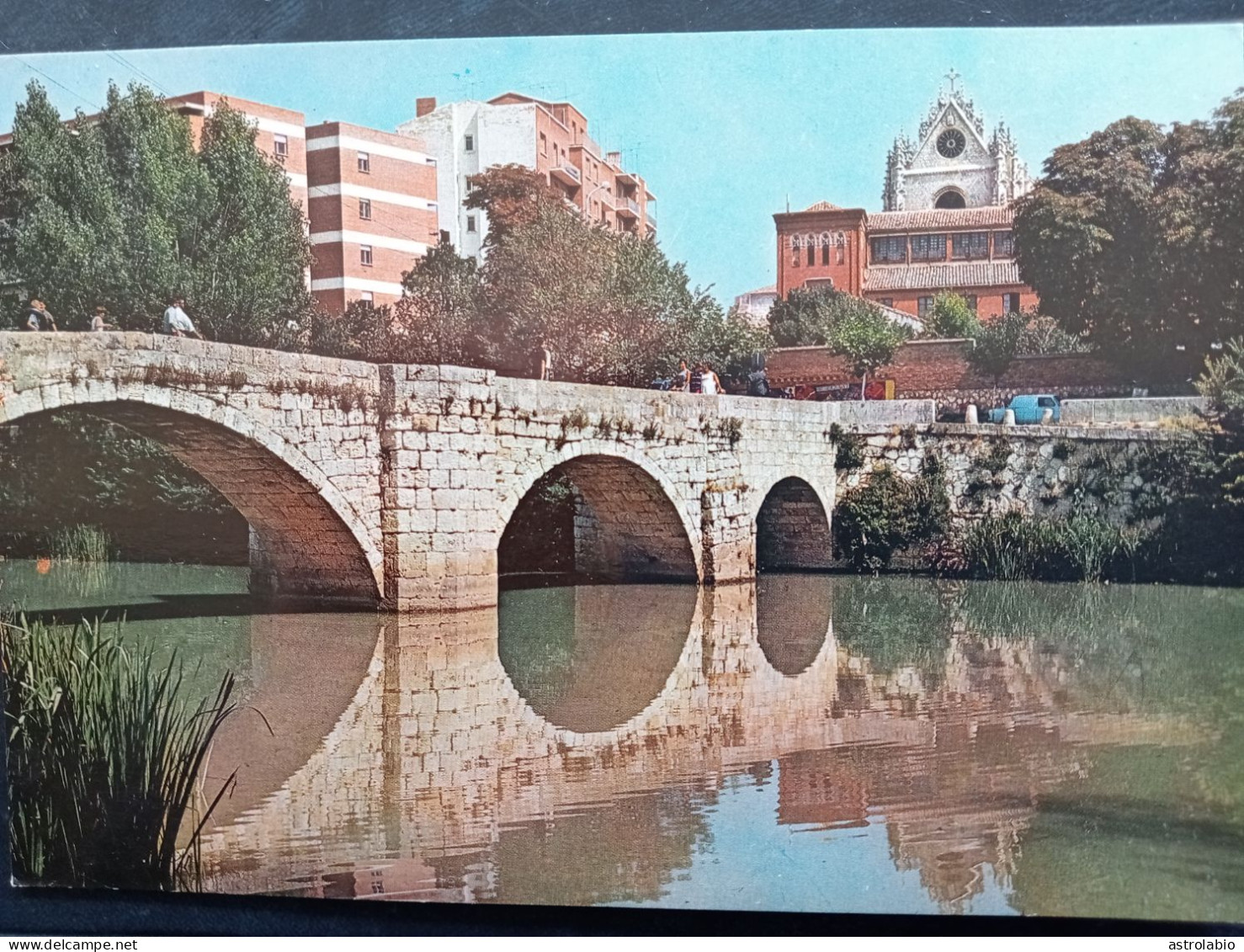 Palencia, Río Carrión, Puentecillas (Castilla León) CP Circulada. - Palencia