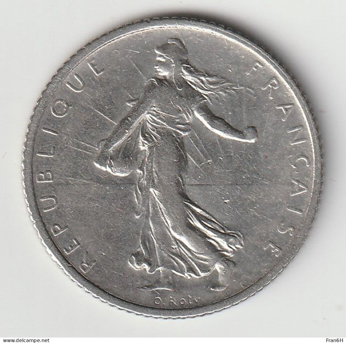 Semeuse 1 Franc Argent 1913 - Silver - - 1 Franc