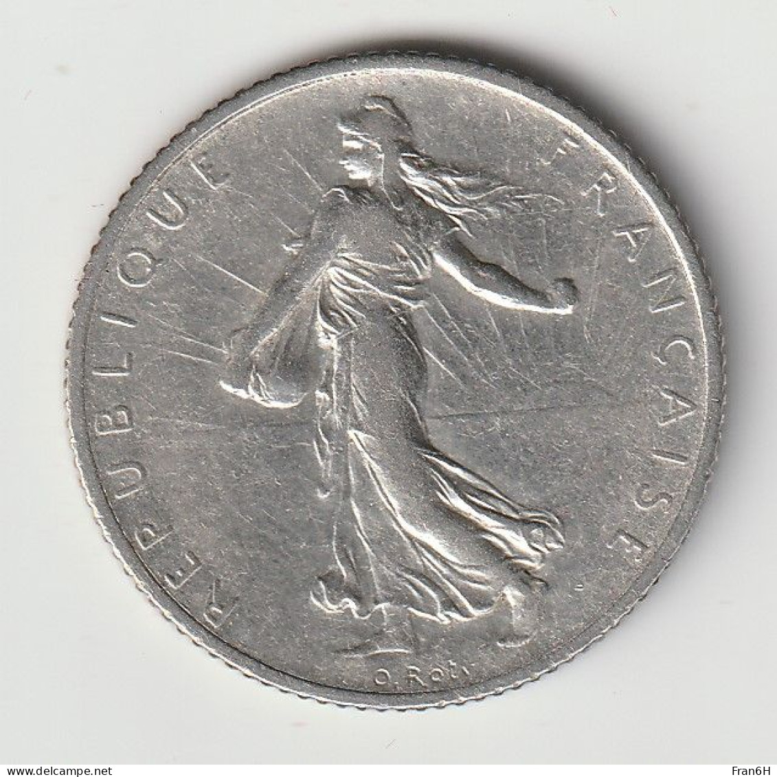Semeuse 1 Franc Argent 1913 - Silver - - 1 Franc