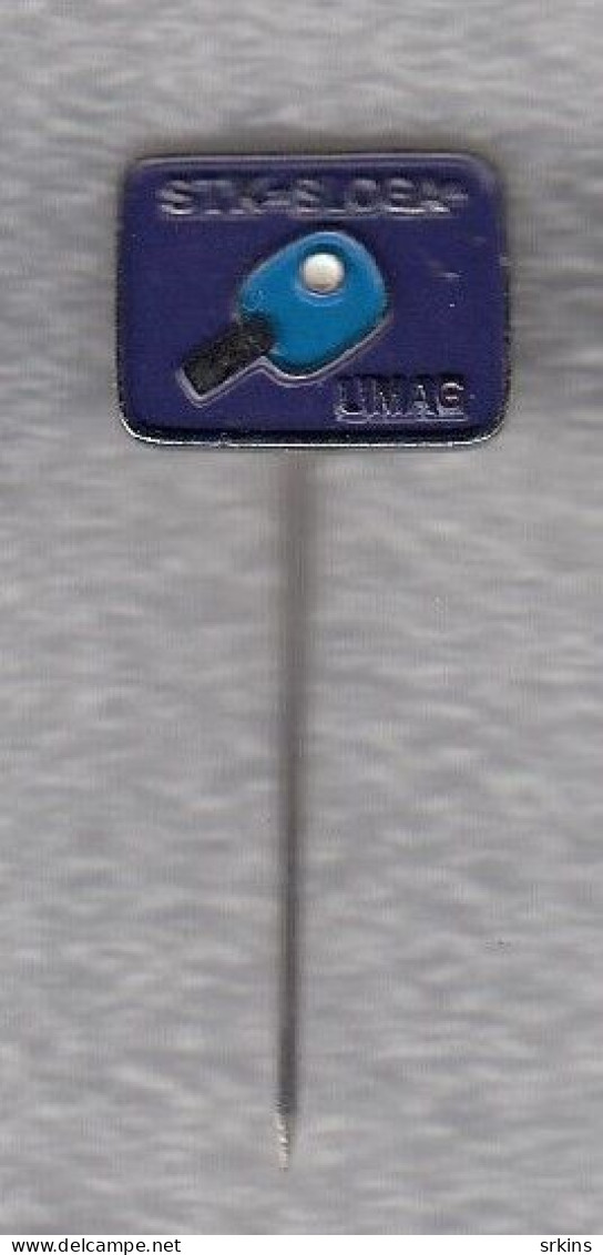 Pin Badge Anstecknadel SLOGA Umag Table Tennis Club Croatia Yugoslavia Tischtennis Tennis De Table - Tenis De Mesa