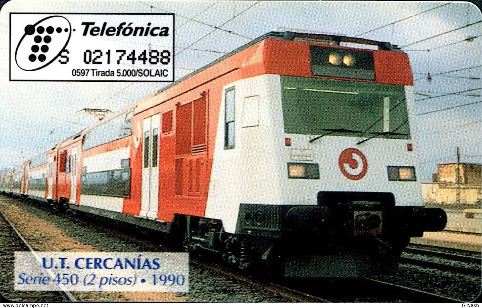 Espagne - Carte à Puce - UT Cercanias (1990) - Privé-uitgaven