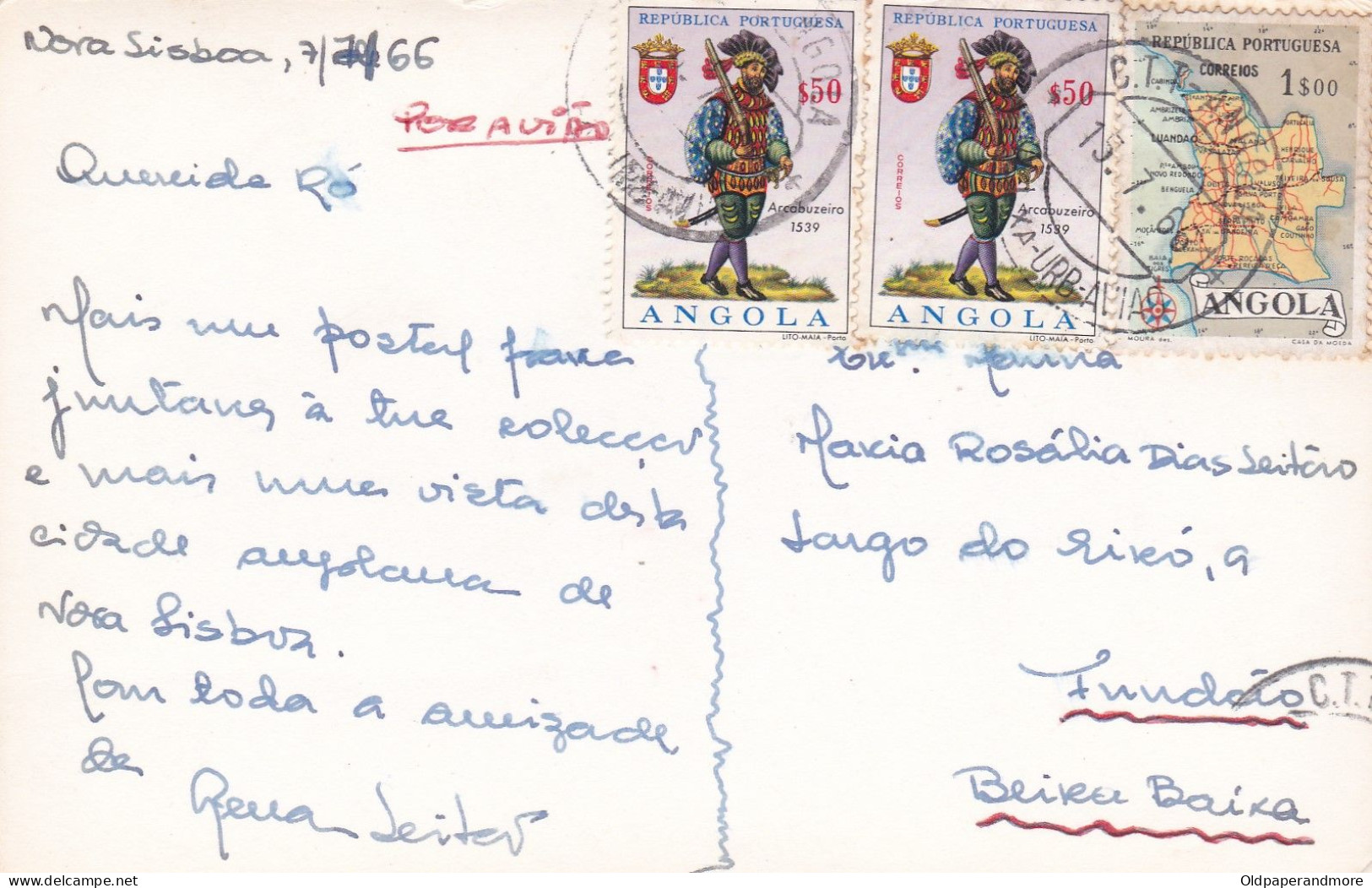 POSTCARD AFRICA - ANGOLA - NOVA LISBOA - ( HUAMBO ) OLD PORTUGUESE COLONY - ANGOLA STAMPS - Angola