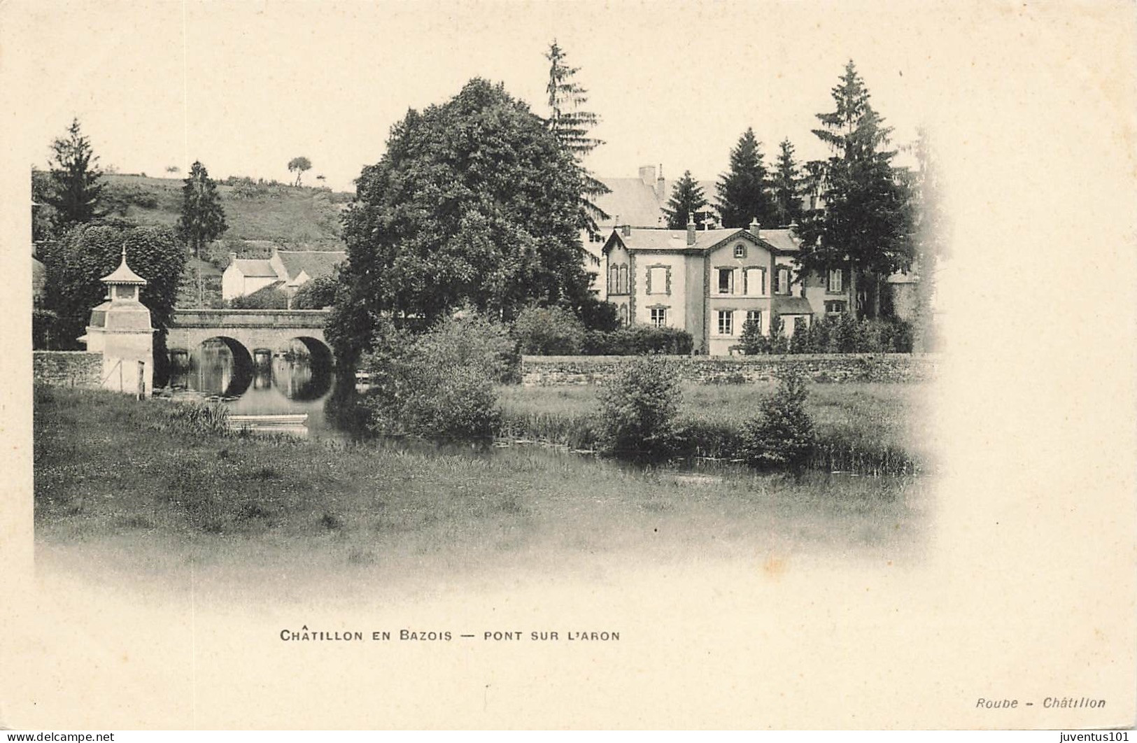 CPA Châtillon En Bazois-Pont Sur L'Aron      L2725 - Chatillon En Bazois