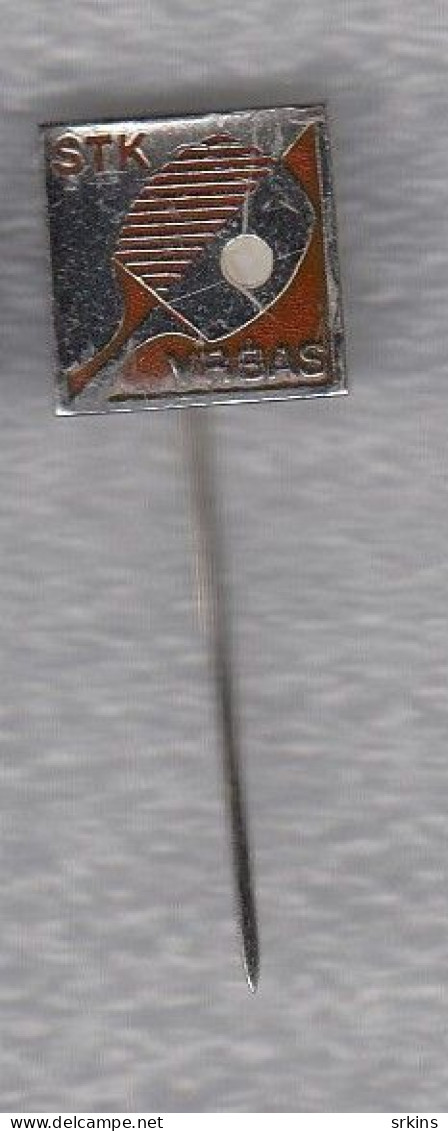 Pin Badge Anstecknadel STK Vrbas Table Tennis Club Serbia Yugoslavia Tischtennis Tennis De Table - Table Tennis