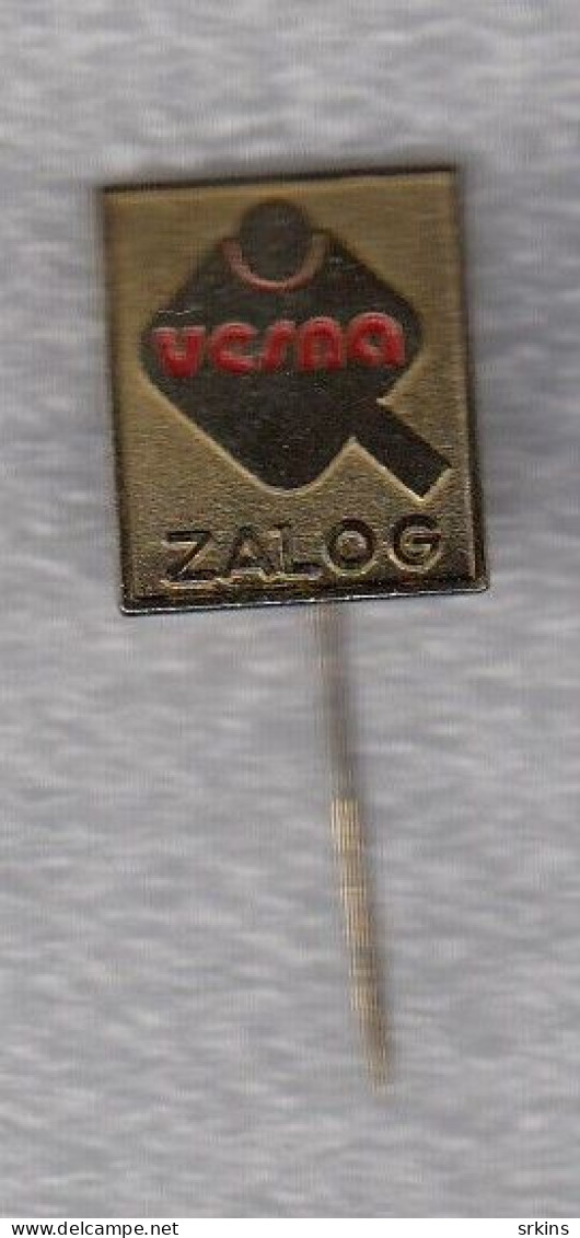 Pin Badge Anstecknadel Vesna Zalog Slovenia Yugoslavia Table Tennis Club Tischtennis Tennis De Table - Table Tennis