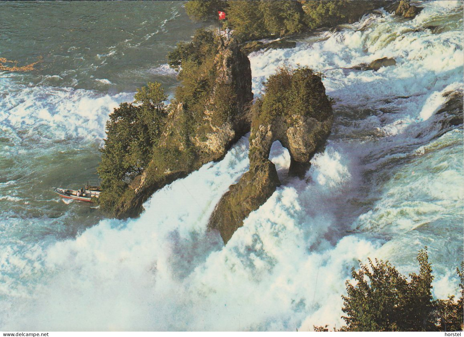 Schweiz - Rheinfall Bei Neuhausen Mit Boot - Neuhausen Am Rheinfall