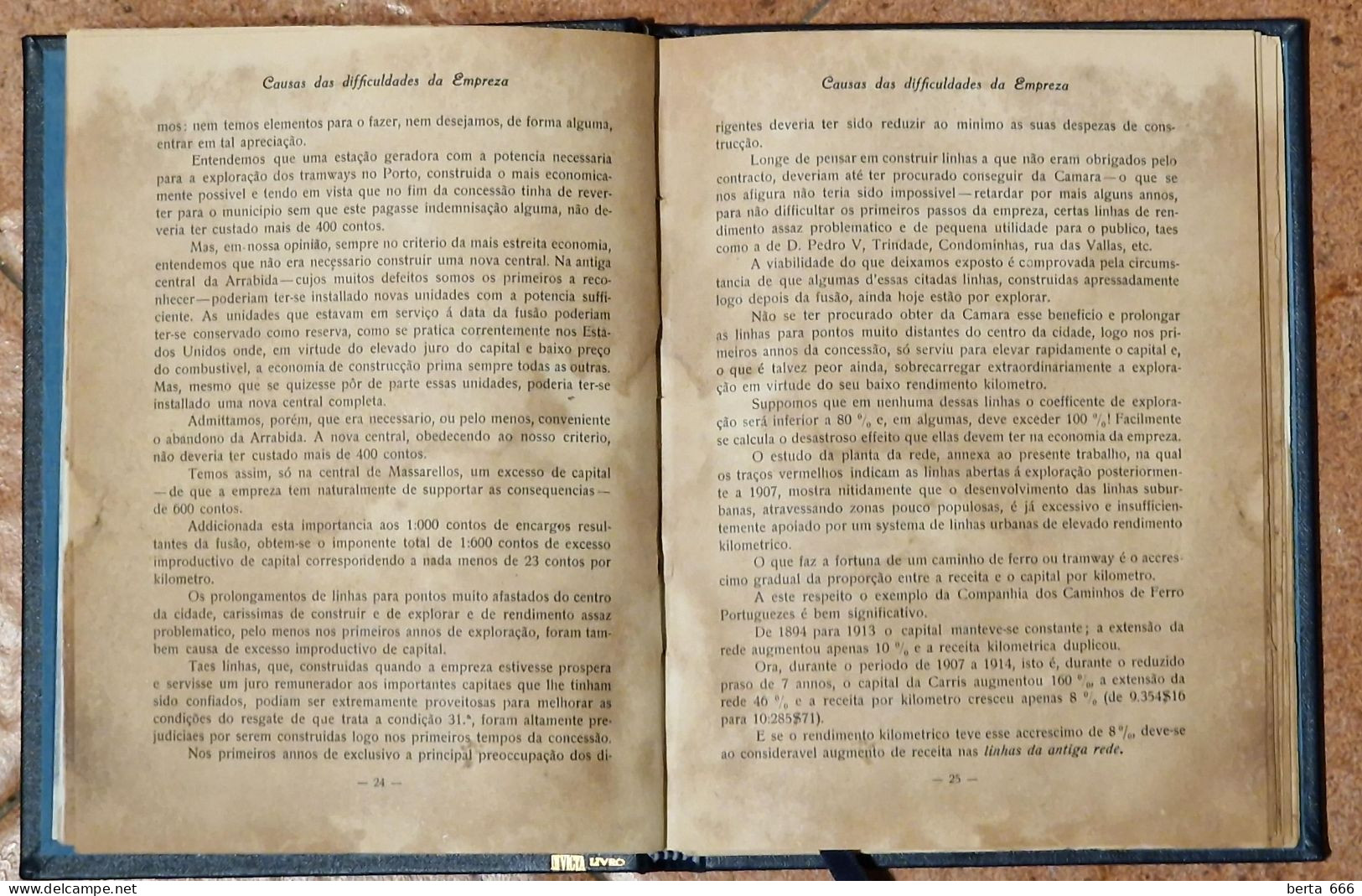 Livro * Companhia Carris De Ferro Do Porto * Américo A. Vieira De Castro * 2ª Edição * 1916 - Livres Anciens
