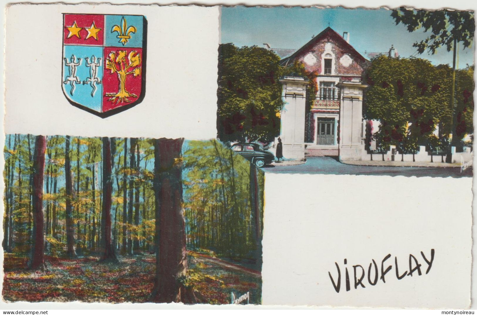 Yvelines :  VIROFLAY : Vues  1964; Mairie , Bois  , Blason - Viroflay