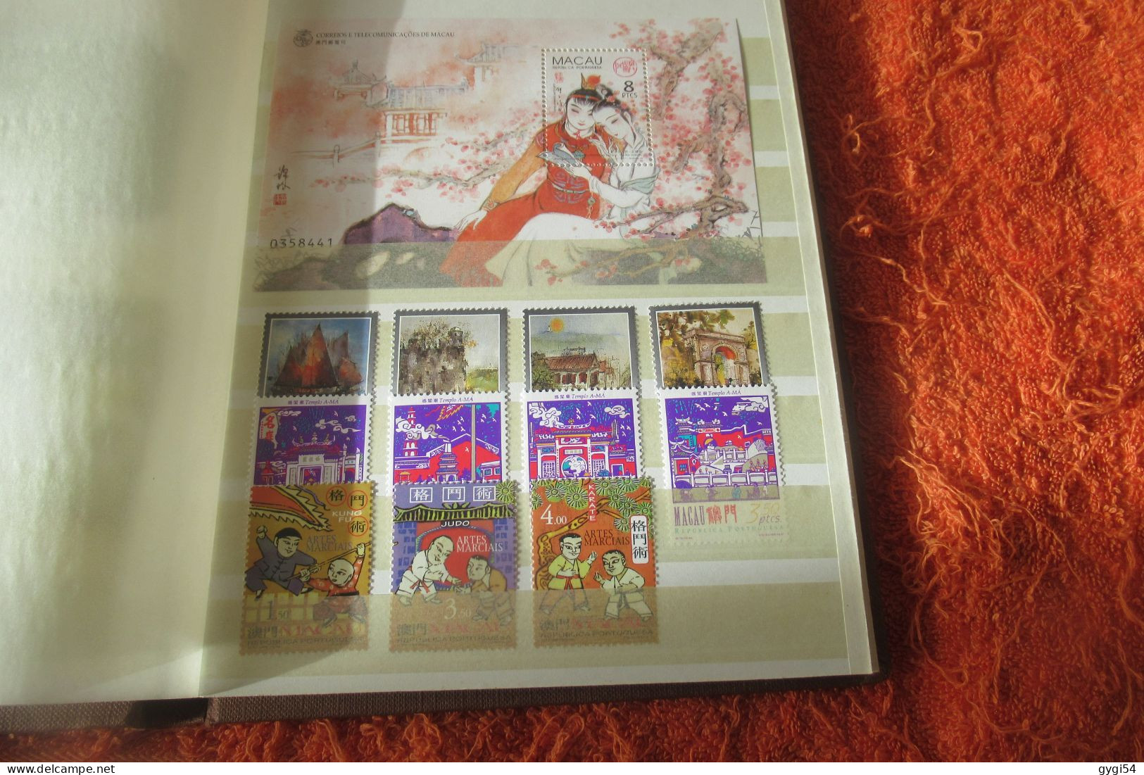 MACAO  1997 , 1998, 1999  lot blocs et timbres   n** MNH  COTE 157