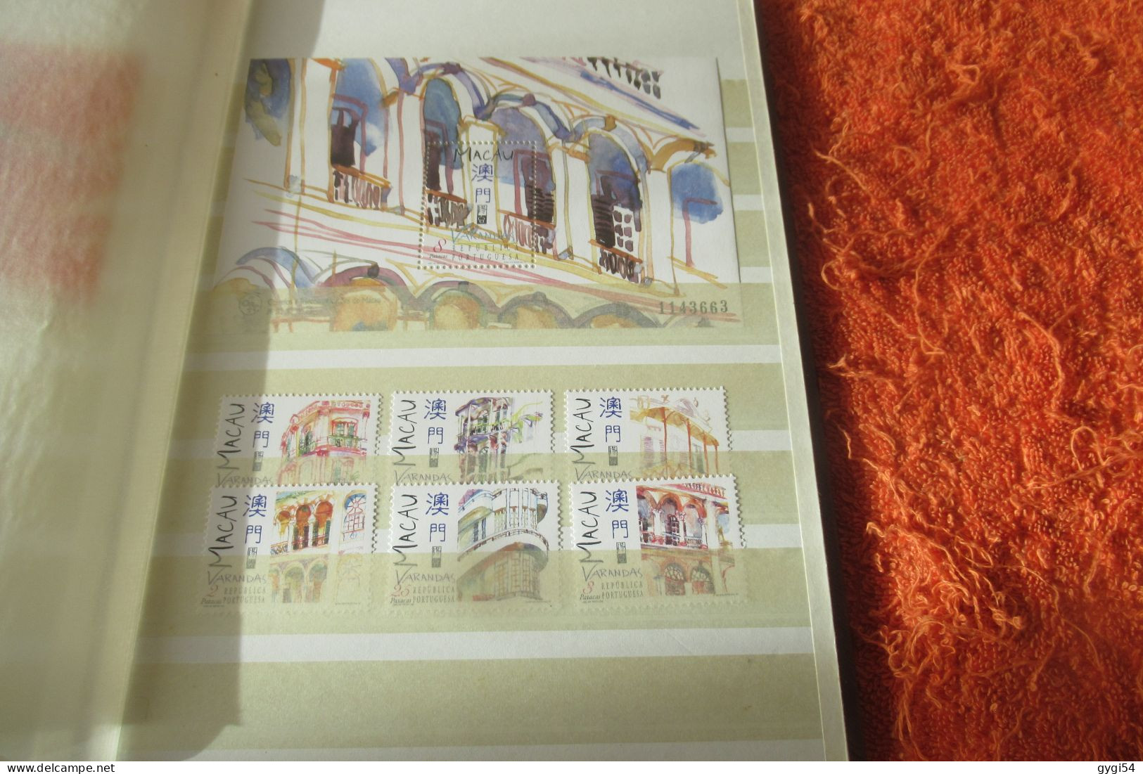 MACAO  1997 , 1998, 1999  lot blocs et timbres   n** MNH  COTE 157