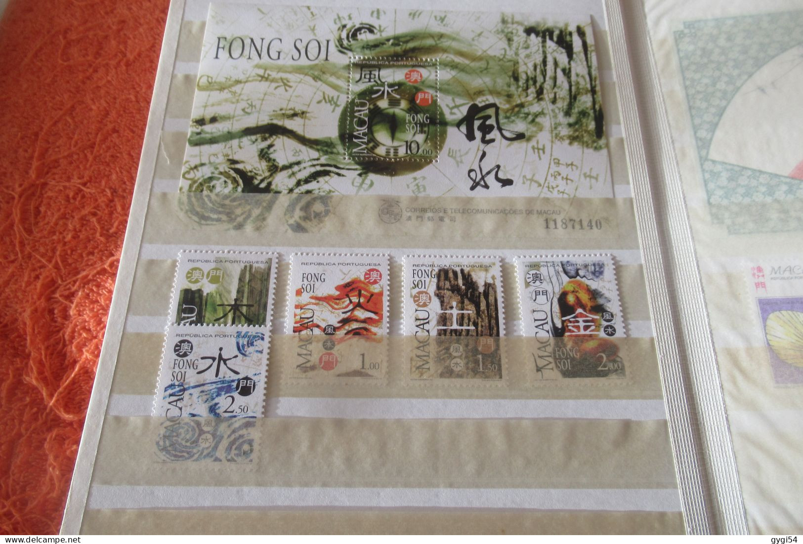 MACAO  1997 , 1998, 1999  lot blocs et timbres   n** MNH  COTE 157