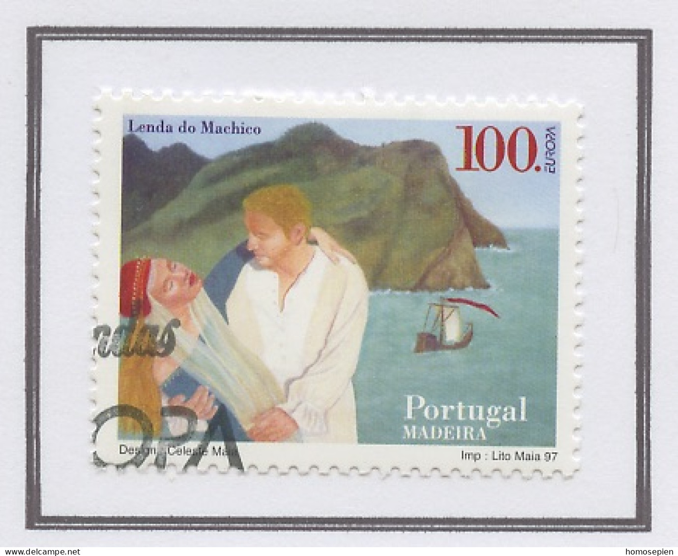 Europa CEPT 1997 Madère - Madeira - Portugal Y&T N°198 - Michel N°191 (o) - 100e EUROPA - 1997