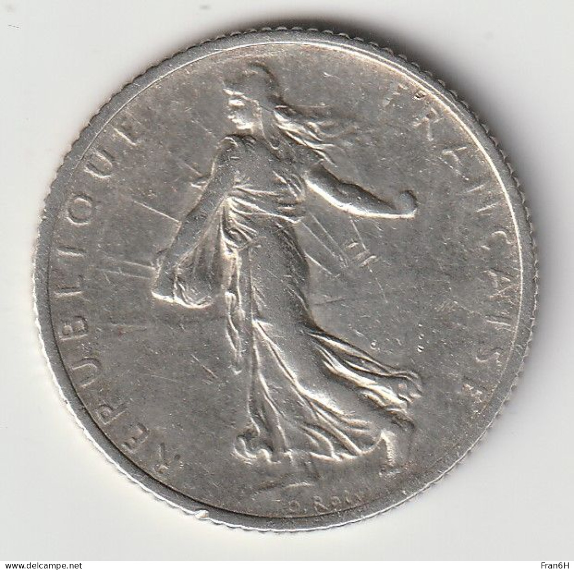 Semeuse 1 Franc Argent 1920 - Silver - - 1 Franc