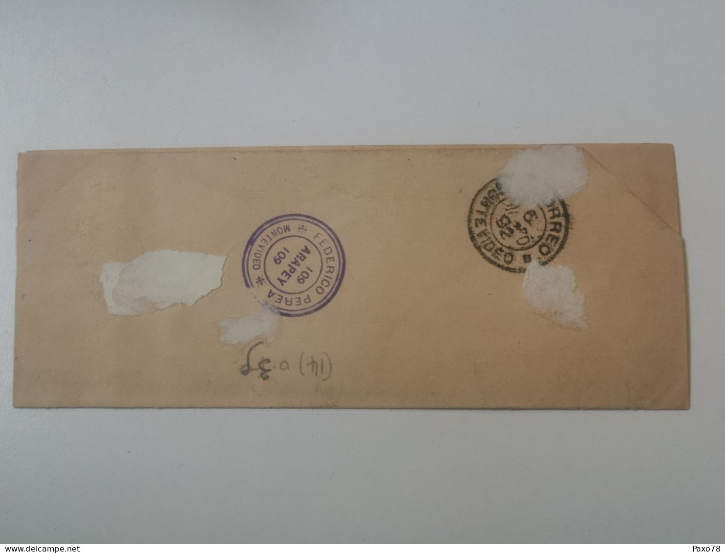 Faja Postal, Argentina, Buenos Aires Envoyé à Montevideo - Postal Stationery