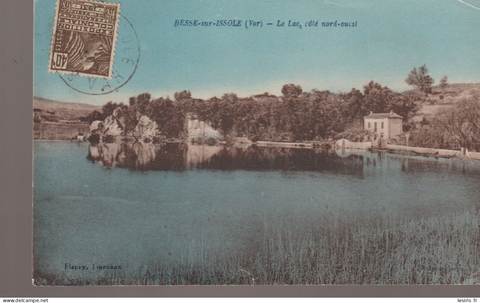 C.P. - BESSE SUR ISSOLE - LE LAC - COTE NORD OUEST - FLENRY - - Besse-sur-Issole