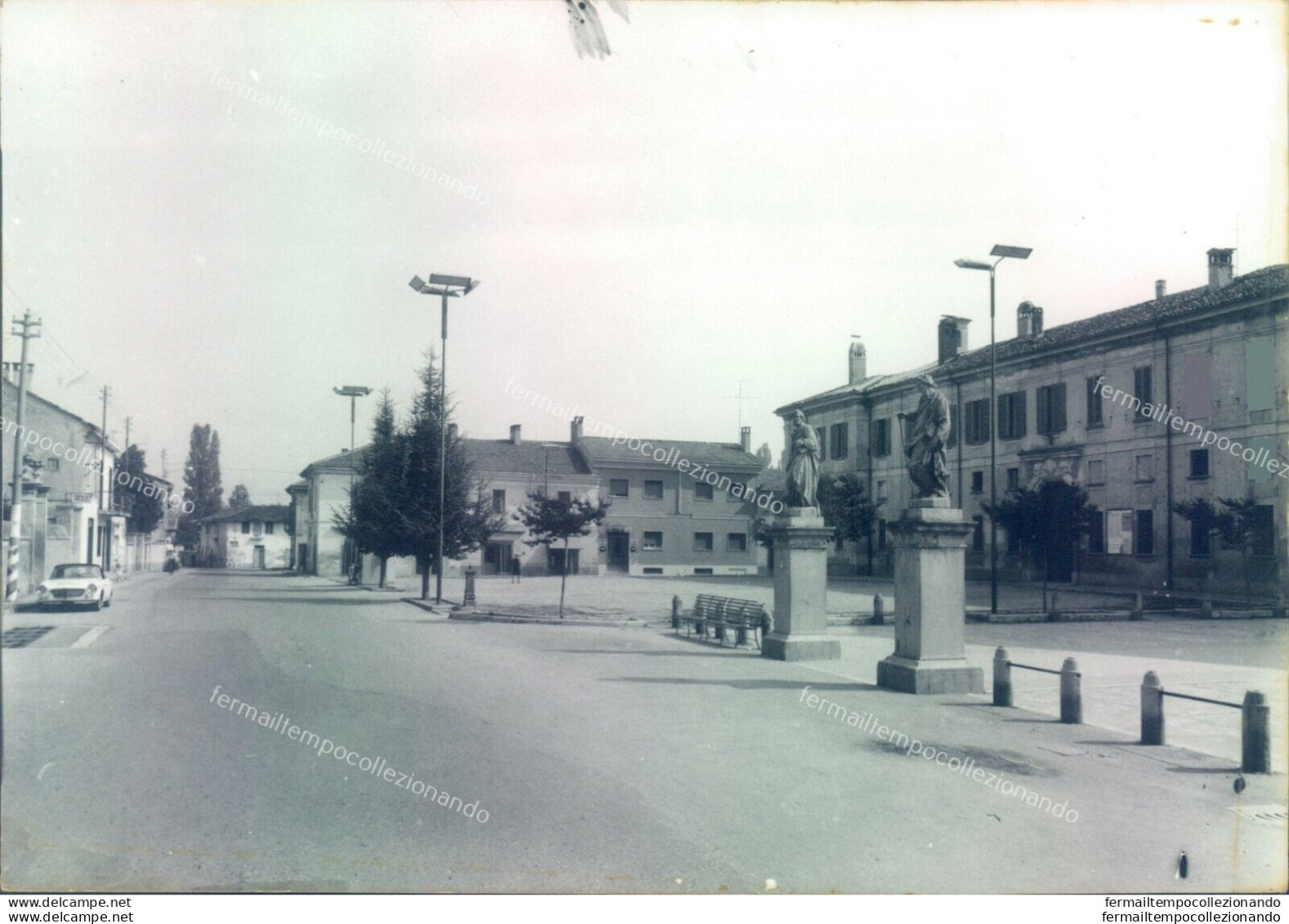 N618 Bozza Fotografica Brembio Piazza Matteotti  Provincia Di Lodi - Lodi