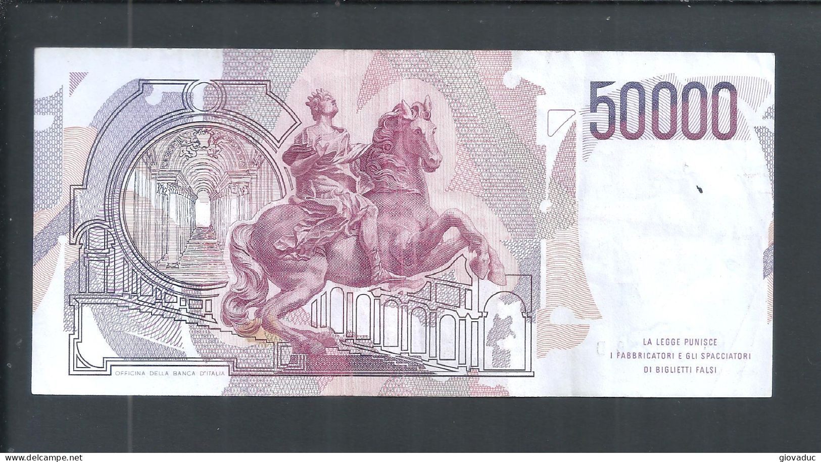 - Banconota Italia 50.000 Lire  - Bernini 1° Tipo 06/02/1984 - 50.000 Lire