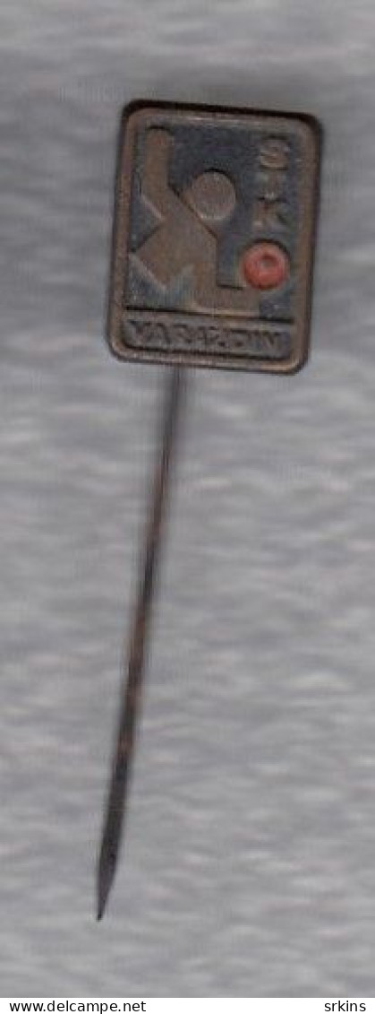 Pin Badge Anstecknadel STK VARAZDIN Table Tennis Club Croatia Yugoslavia Tischtennis Tennis De Table - Tennis De Table