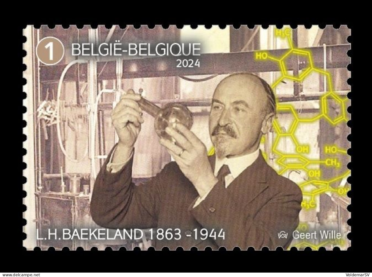 Belgium 2024 Mih. 5263 Chemist And Inventor Leo Baekeland MNH ** - Ongebruikt