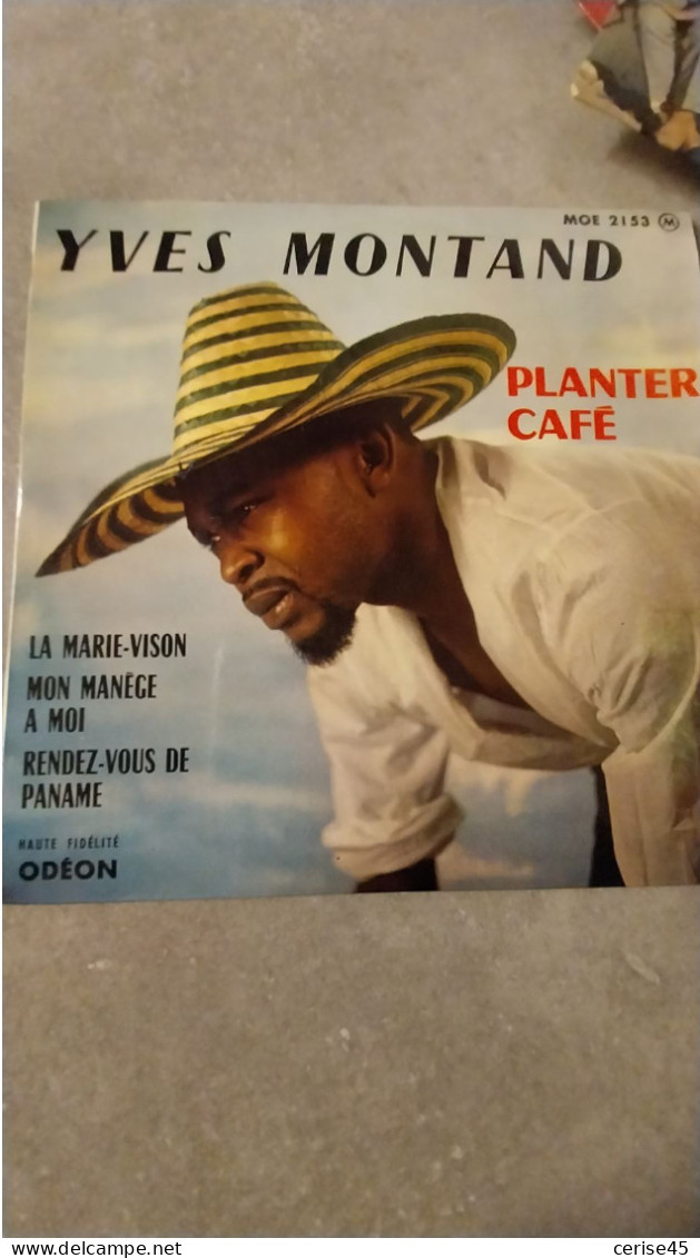 45 TOURS YVES MONTANT PLANTER CAFE..LA MARIE VISON - Andere - Franstalig