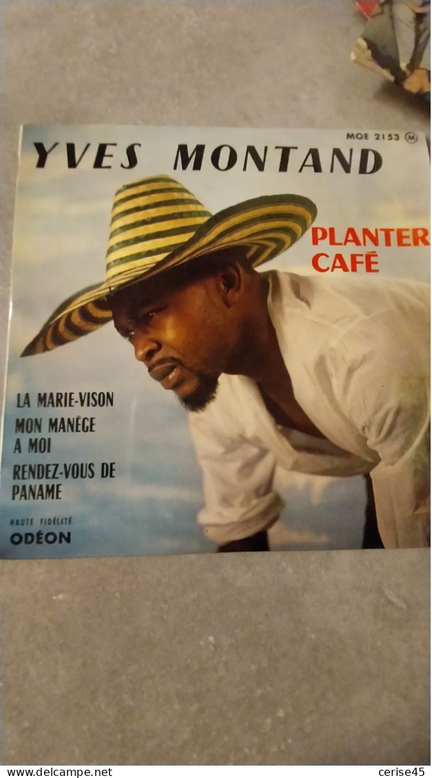 45 TOURS YVES MONTANT PLANTER CAFE..LA MARIE VISON - Andere - Franstalig