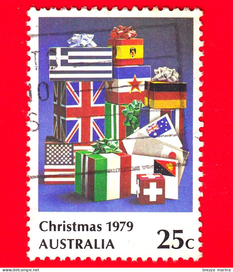 AUSTRALIA ~  Usato ~ 1979 - Natale - Lettere E Pacchi - Christmas 1979 - Letters & Parcels - 25 - Gebruikt