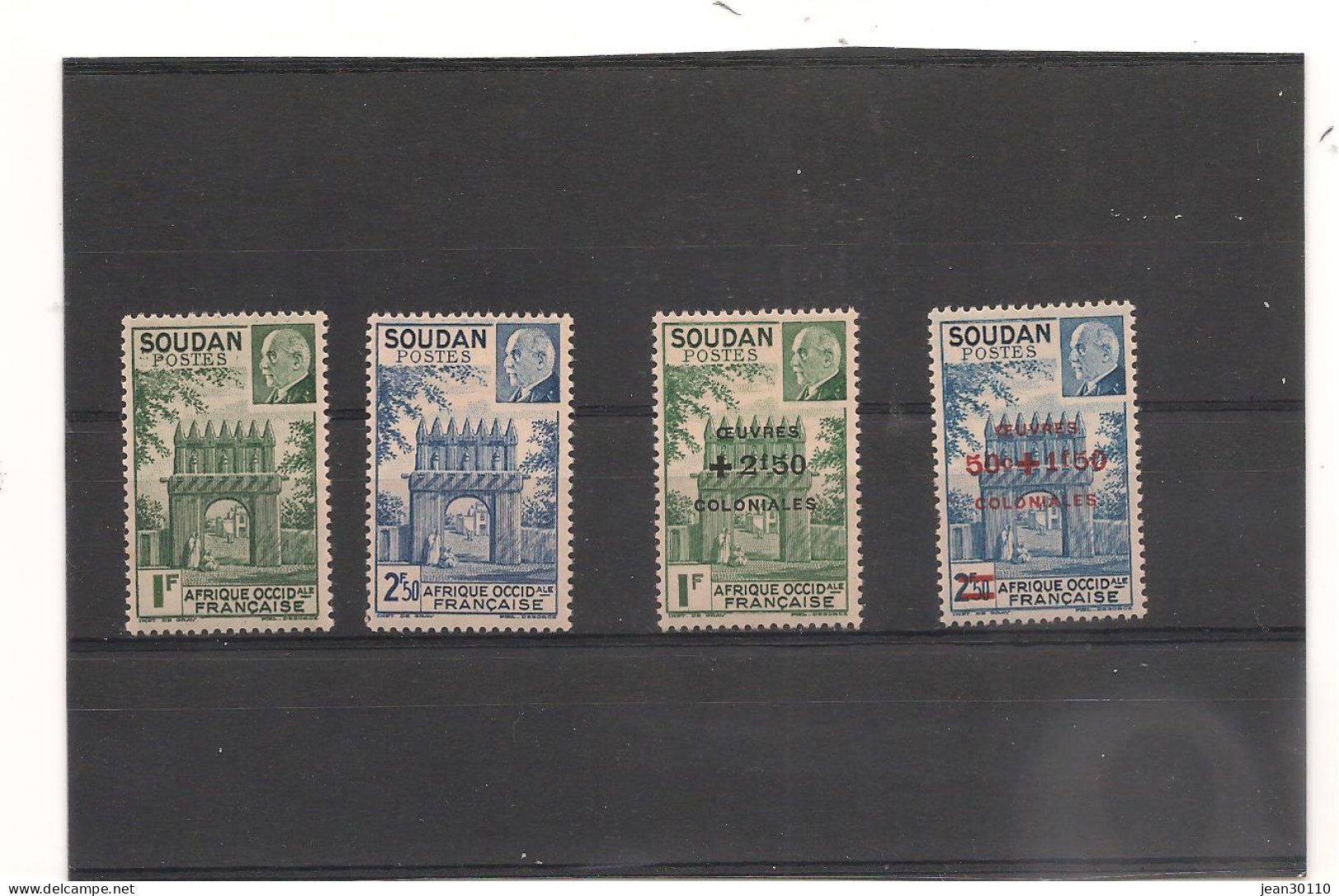 SOUDAN TAXE ANNÉES 1941/44 N°133/134* - Nuevos