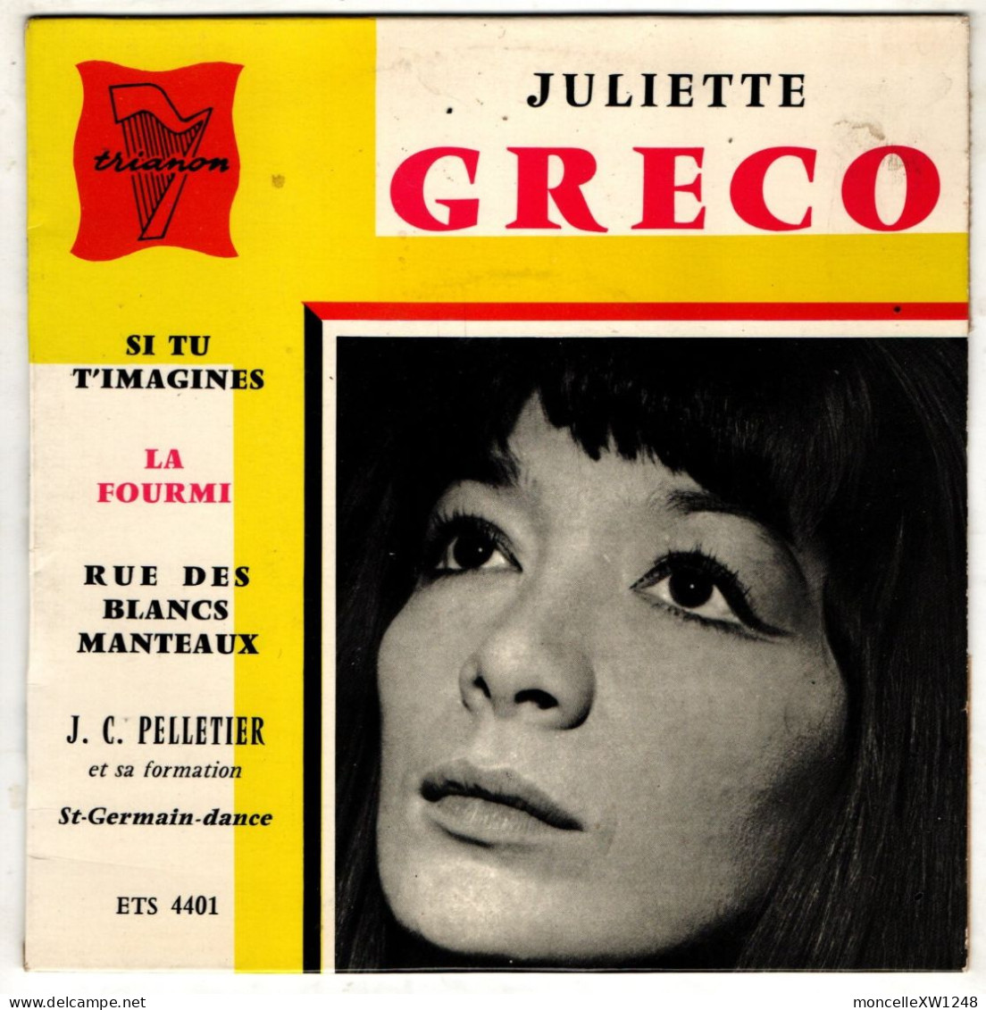 Juliette Gréco - 45 T EP Si Tu T'imagines (1963) - 45 Toeren - Maxi-Single