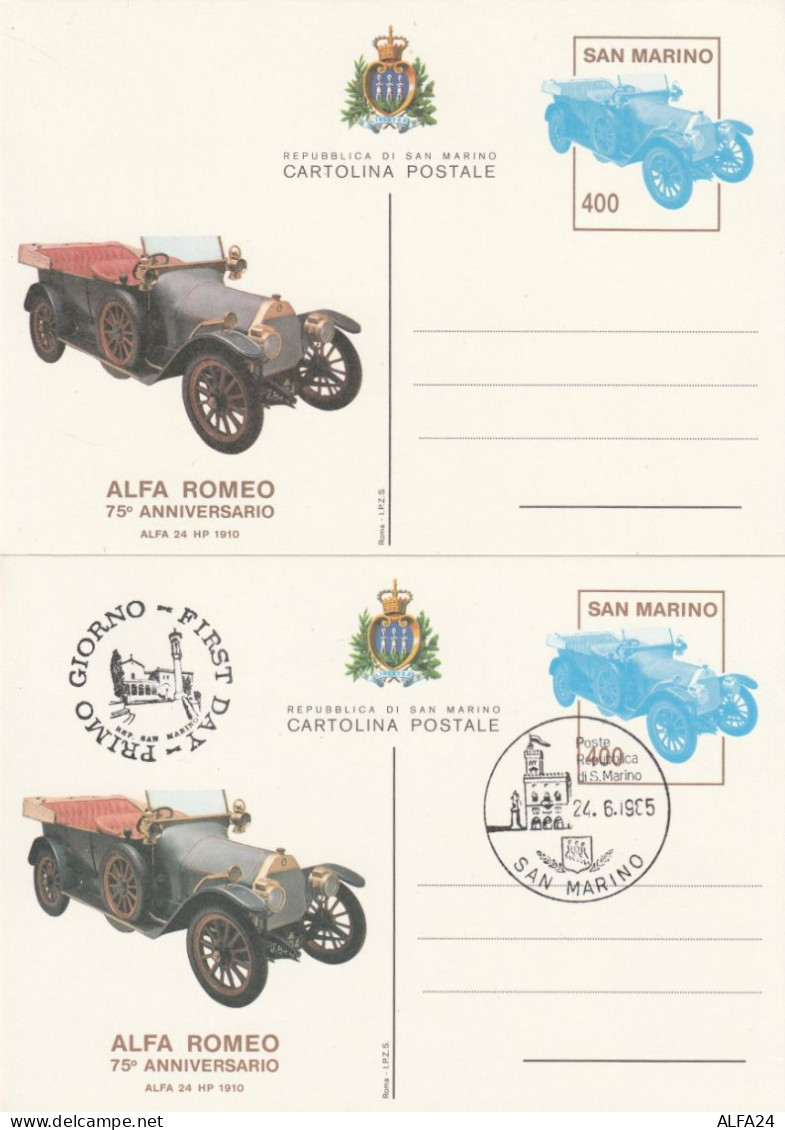 2 INTERI SAN MARINO (NUOVO+FDC) (XA120 - FDC