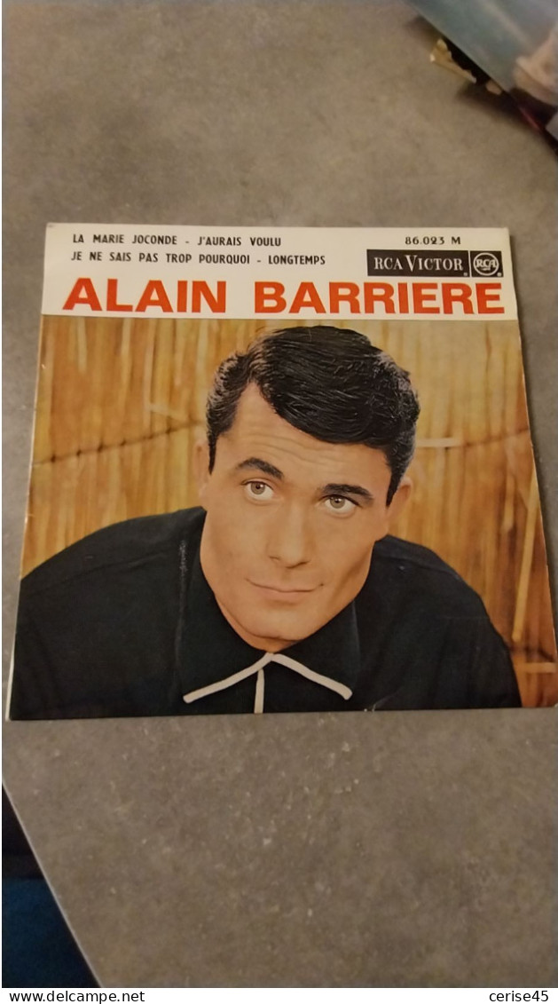 45 TOURS Alain Barriere ..LA MARIE JOCOND + 3 TITRES - Andere - Franstalig