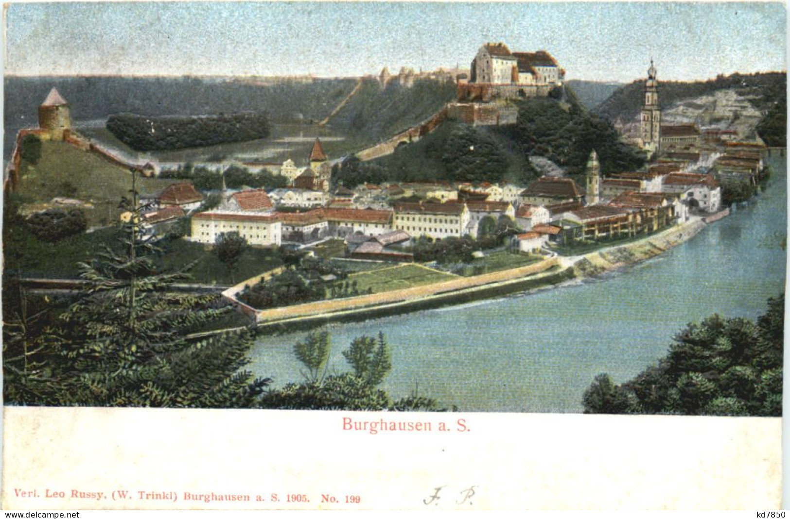 Burghausen - Reliefkarte - Burghausen