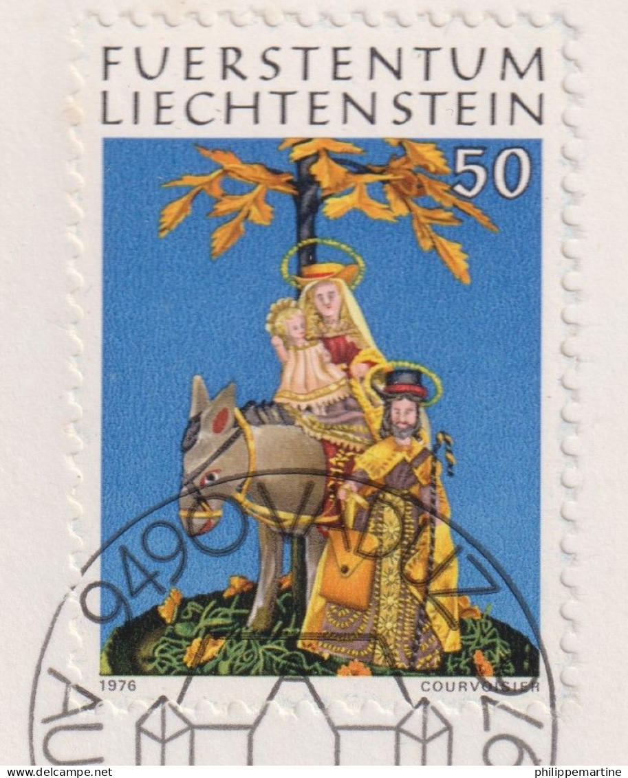 Liechtenstein 1976 - YT 604 (o) Sur Fragment - Gebruikt