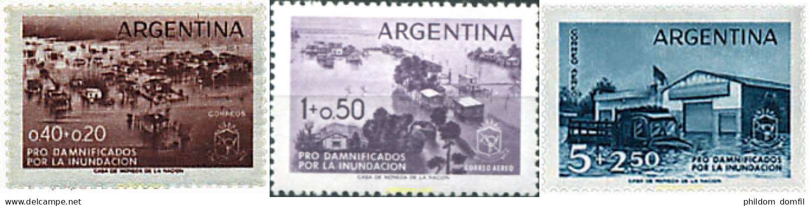 726232 HINGED ARGENTINA 1958 PRO-INUNDACIONES - Unused Stamps