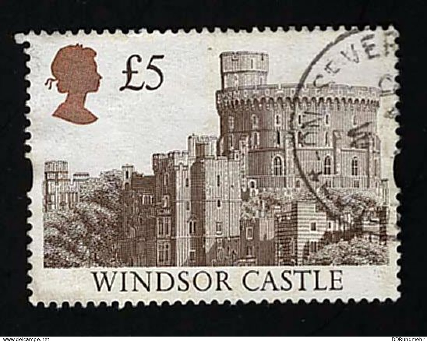 1992 Windsor Castle  Michel GB 1399I Stamp Number GB 1448 Yvert Et Tellier GB 1618 Stanley Gibbons GB 1614 AFA GB 1 Used - Gebruikt