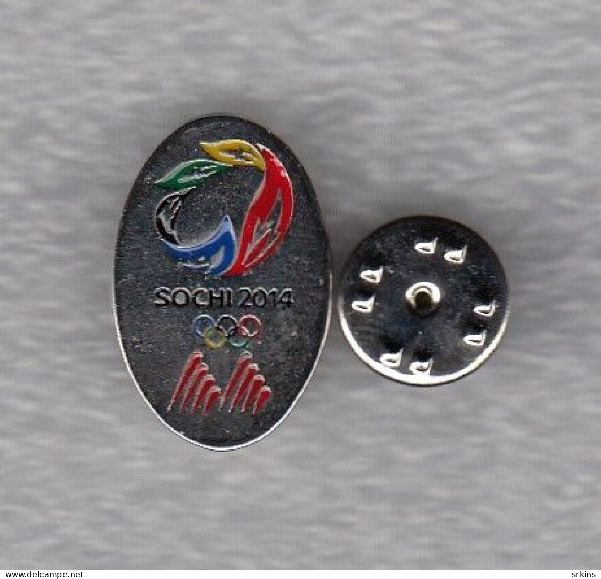 Pin Badge  NOC Macedonia Olympic Games Sochi 2014 Olympics Olympia National Committee - Olympic Games
